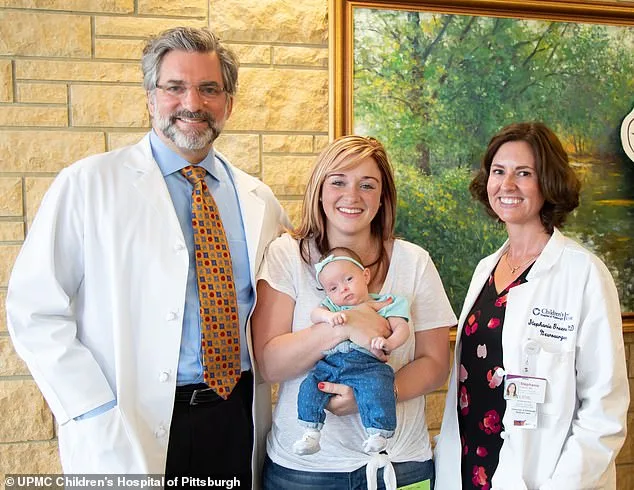 Baby girl thriving after groundbreaking in-utero surgery for spina bifida