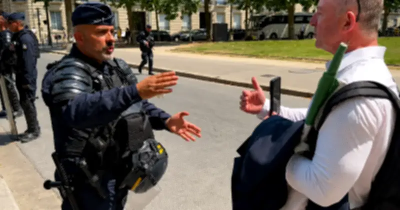 French Police Block Express Reporter at Banned Iran Protest in Paris