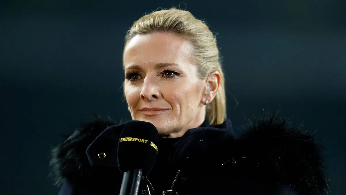 Gabby Logan to Anchor BBC World Cup Final