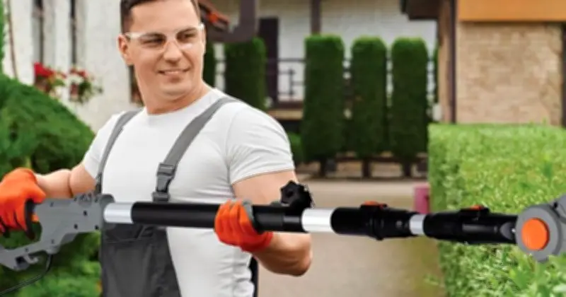 Game-Changer Extendable Hedge Trimmer Lets Gardeners Ditch Ladders