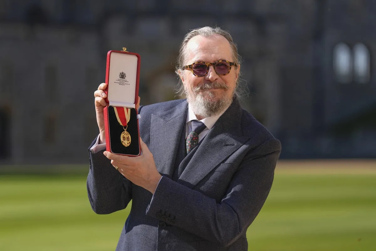 Gary Oldman Knighted by Prince William, Reveals Royal Fan of Slow Horses