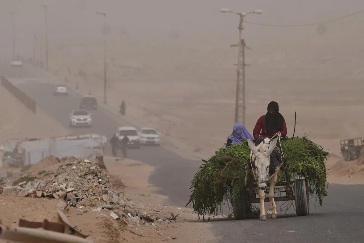Gaza farmers blocked from land by Israel's 'yellow line' border