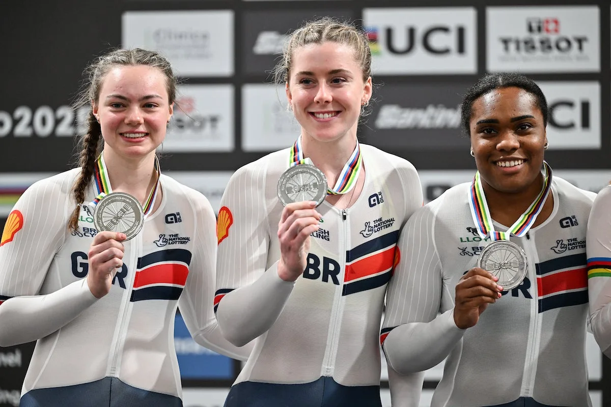 Great Britain Secure Double Team Sprint Silver at Track World Championships