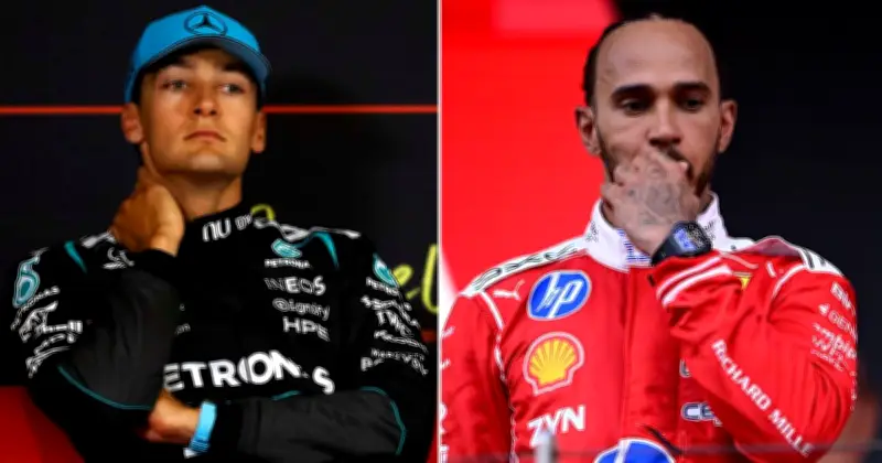 George Russell Warns Lewis Hamilton Threat as Ferrari Faces FIA Probe