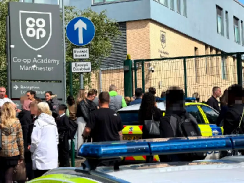 Girl, 14, arrested after stabbing at Manchester school leaves three injured