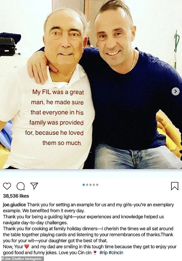 Joe Giudice Pays Tribute to Teresa's Father Giacinto Gorga After Death at 76