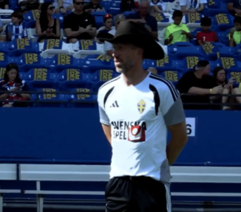 Graham Potter Dons Cowboy Hat in Sweden Training, Fans React
