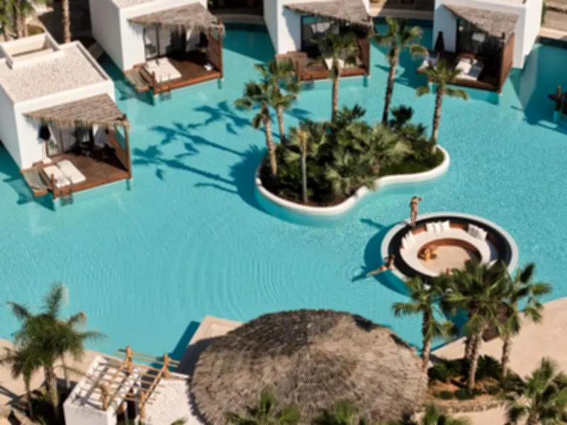 Greek Resort Has Overwater Villas Like the Maldives With Mermaid Breakfasts