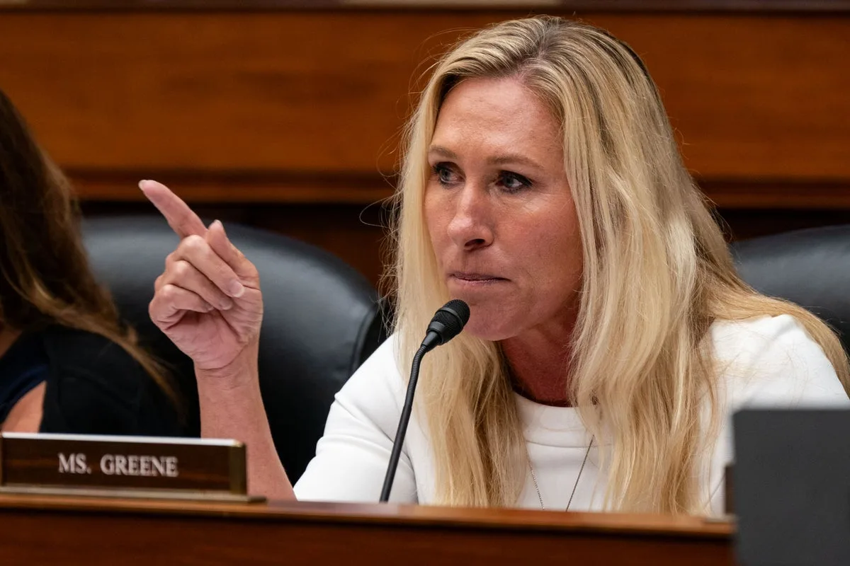 Marjorie Taylor Greene Says Republican Party Needs to ‘Burn to the Ground’