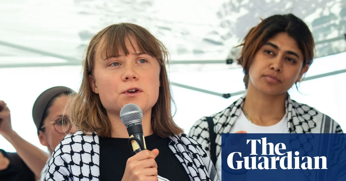 Greta Thunberg Joins Gaza Flotilla Protest In London