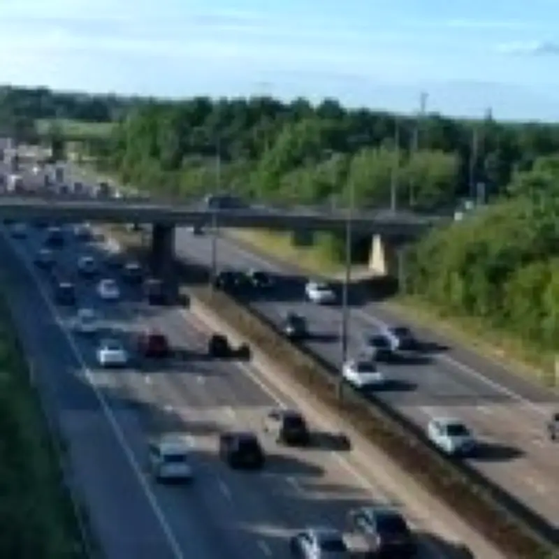 Gridlock on M25 After Crash Causes Long Delays in Surrey