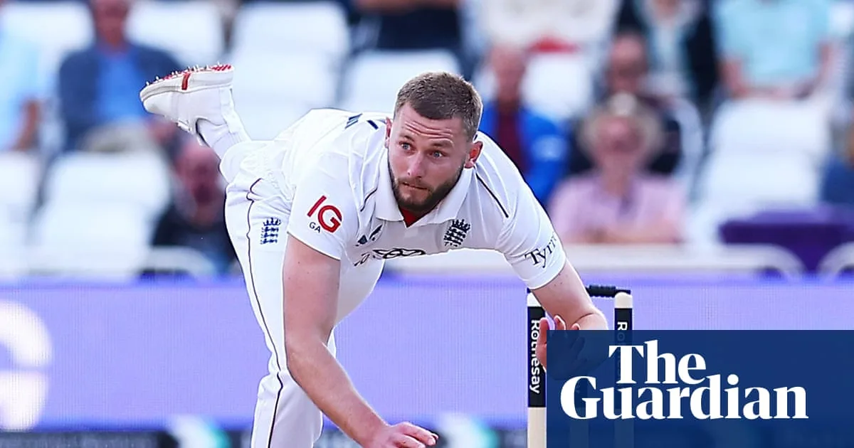 Gus Atkinson Called Up to England Squad for Third India Test