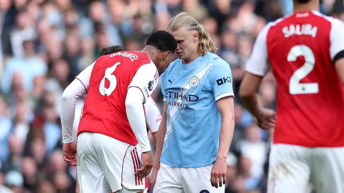 Haaland: Gabriel Lucky to Avoid Red Card in Headbutt Controversy