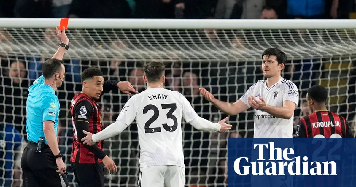 Harry Maguire Suspended For Man Utd Vs Leeds Match