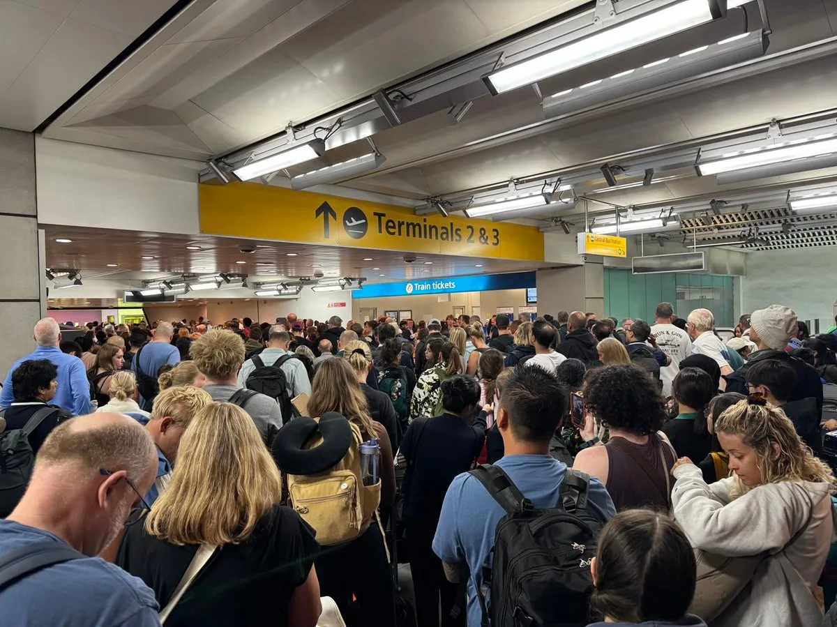 Heathrow Tunnel Closure Causes Chaos and Overcrowding