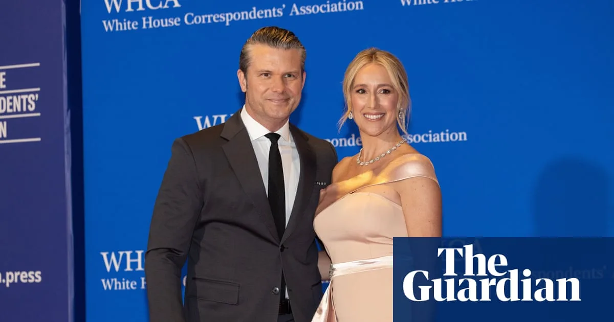 Hegseth's Wife Wears $42 Shein Dress to White House Correspondents' Dinner