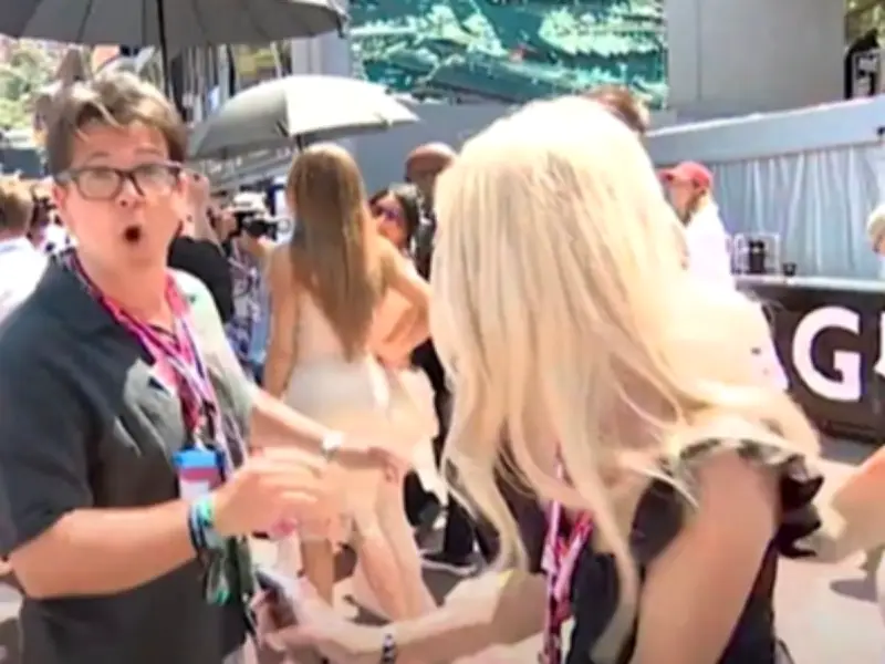 Holly Willoughby and Michael McIntyre Shoved by Kim Kardashian's Security at Grand Prix