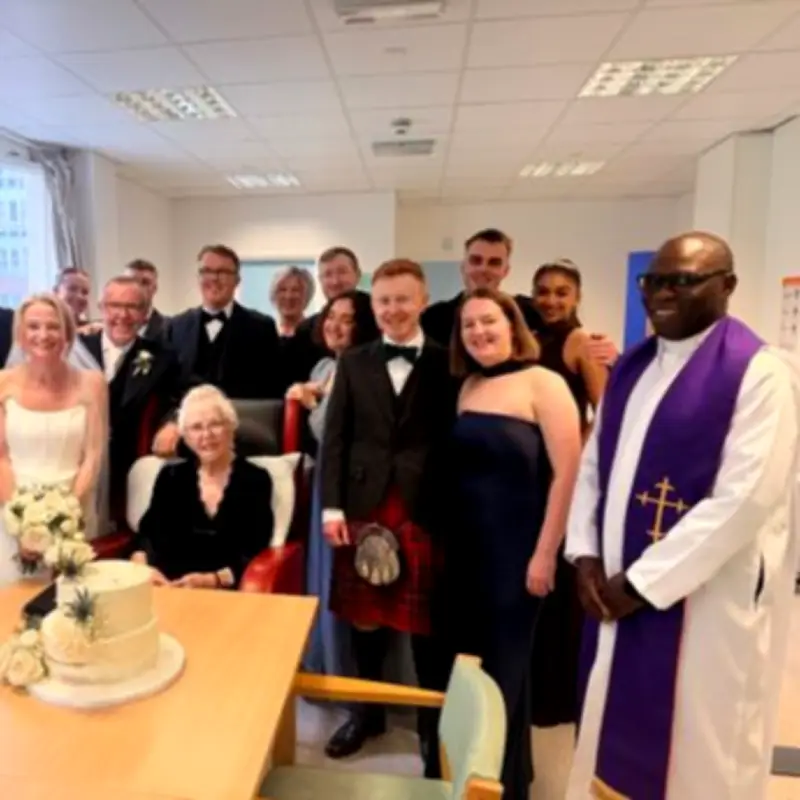 Hospital Staff Help Bridegroom Celebrate Wedding with Mum After Stroke