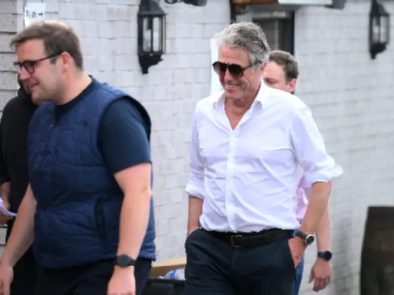 Hugh Grant Surprises at Andy Burnham Rally in Ashton-in-Makerfield