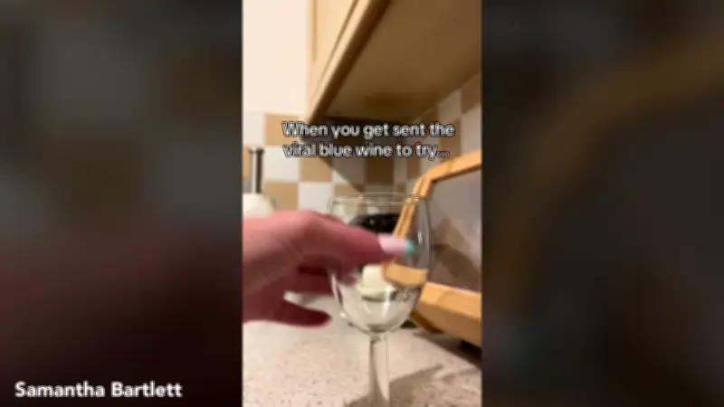 I Tried Viral Blue Wine and Was Startled After the First Sip