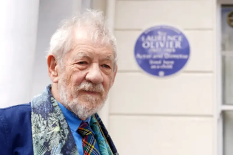 Ian McKellen Unveils Blue Plaque at Laurence Olivier's Childhood Home