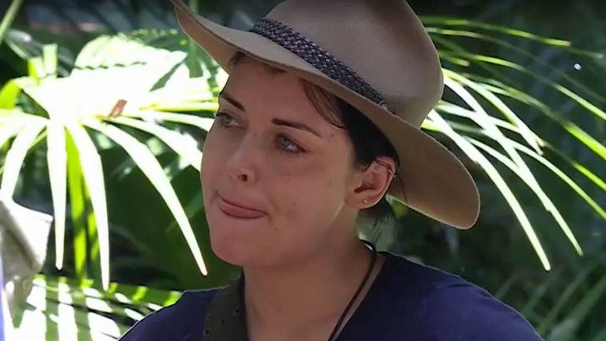 I'm a Celeb fans spot Shona McGarty's reaction to topless Aitch