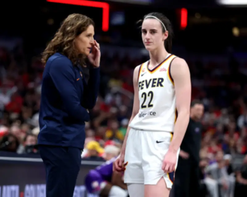 Indiana Fever Coach Slams WNBA Refs After Caitlin Clark Takes Fist to Throat