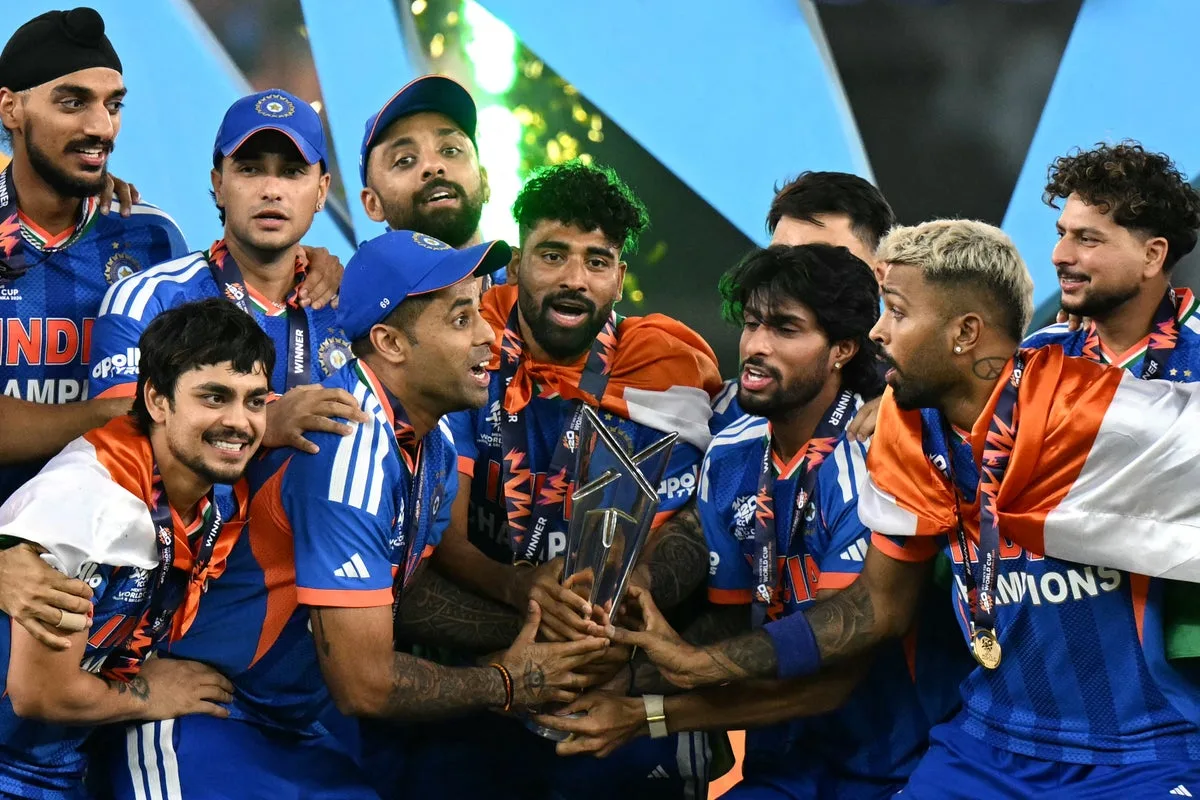 India Dominate New Zealand to Win T20 World Cup Final