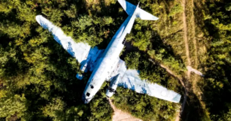Inside Abandoned Airport with Land Mine 'Death Warning'