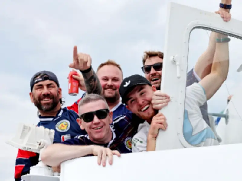 Inside the Scotland fan party boat in Boston with Craig Ferguson