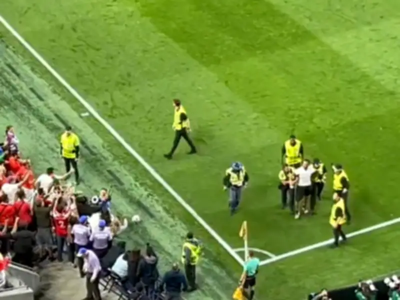 Iran Fan Invades Pitch After Disallowed World Cup Winner vs Egypt