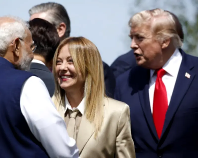 Italy PM Meloni Says Trump 'Totally Invented' Photo Claim