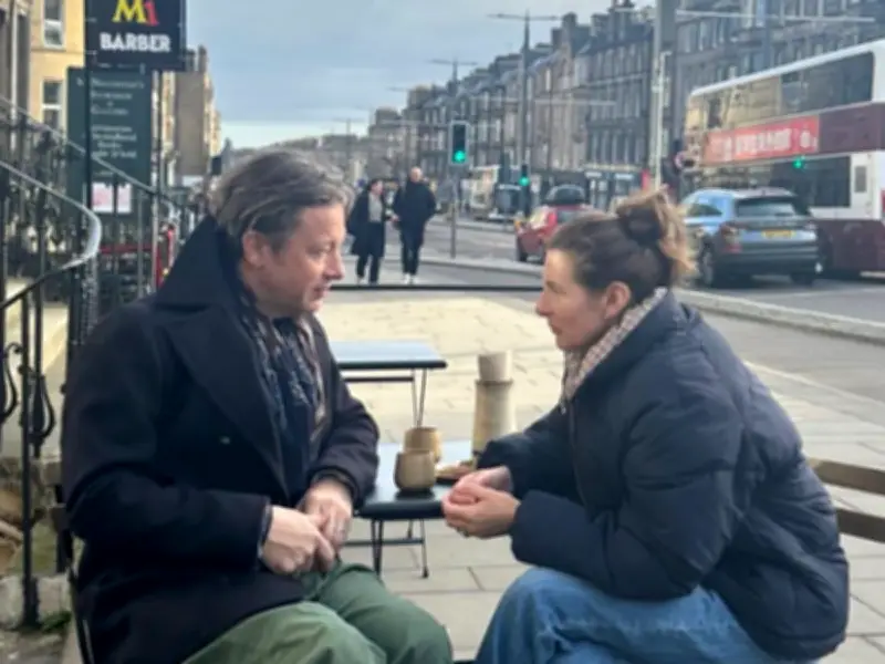 Jamie Oliver's Wife Marks 26 Years of Marriage with Sweet Edinburgh Snap