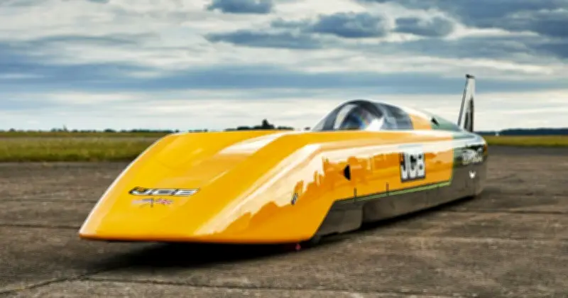 JCB Hydromax: British-Built 350mph Hydrogen Car Targets Land Speed Record