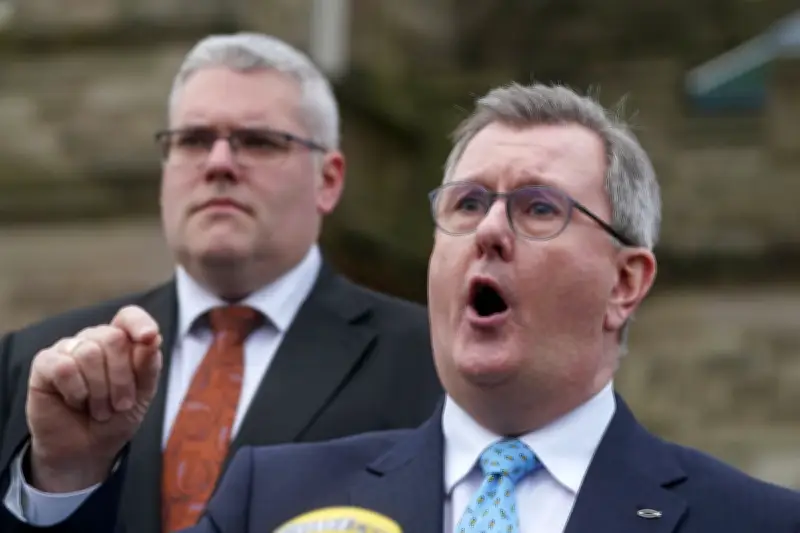 Jeffrey Donaldson abused DUP trust with 'vile' crimes, leader says