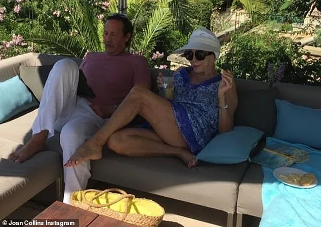 Joan Collins, 88, Shows Off Her Pins in Summer Dress While Relaxing in Majorca with Husband