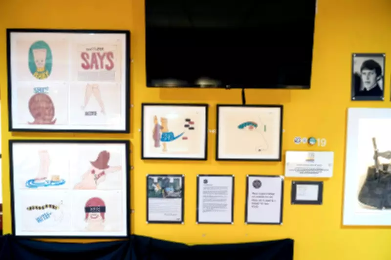John Lennon's Unearthed Drawings Go on Display at Liverpool Beatles Museum
