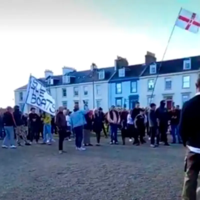 John Swinney condemns Ayr protest as 'unacceptable' after Belfast stabbing