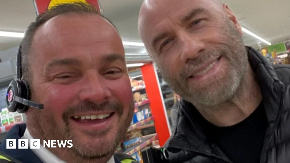 John Travolta Spotted in Norfolk Morrisons and Wetherspoon Pub