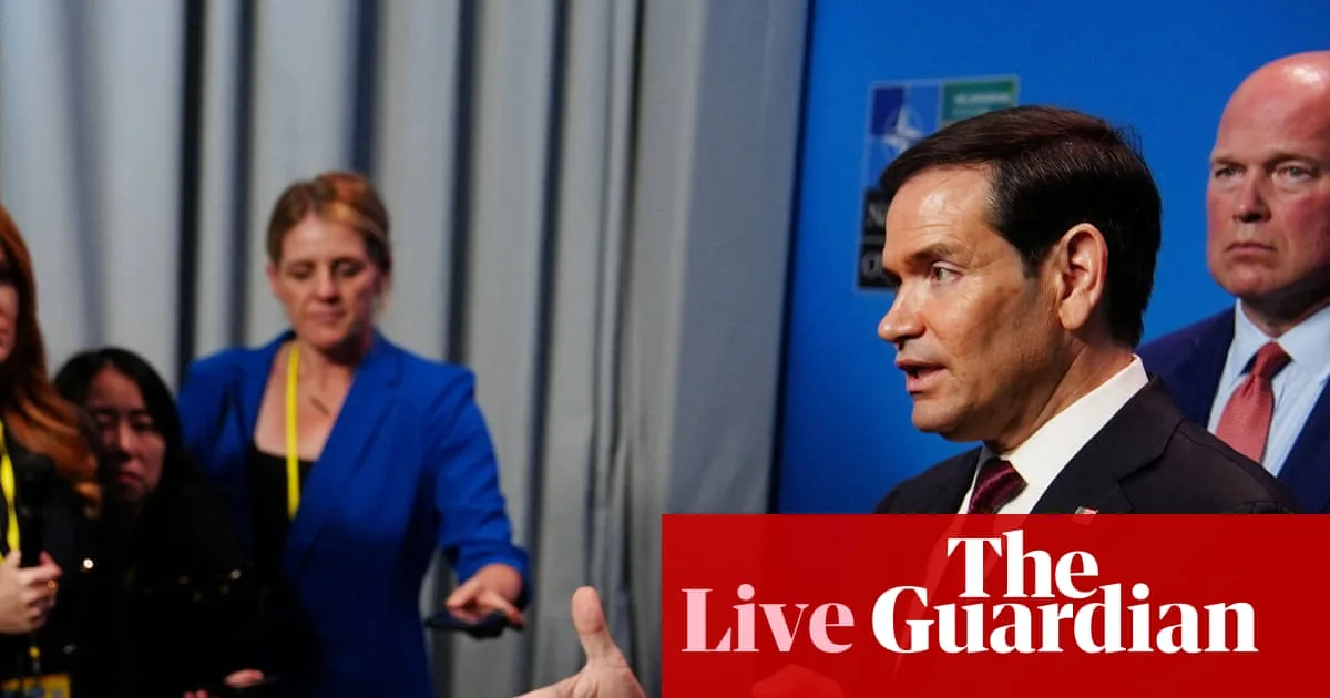 Rubio Warns of Tense Nato Summit as Trump Pressures Allies on Iran