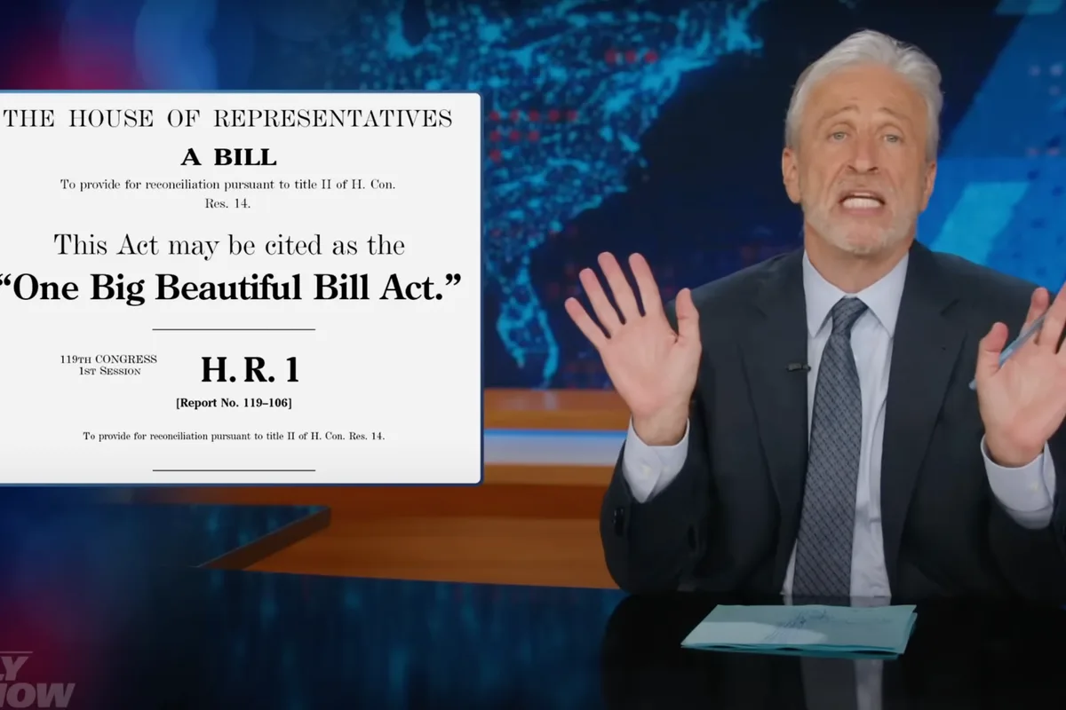 Jon Stewart’s Viral Takedown of GOP ‘For Show’ Opposition to Trump Bill
