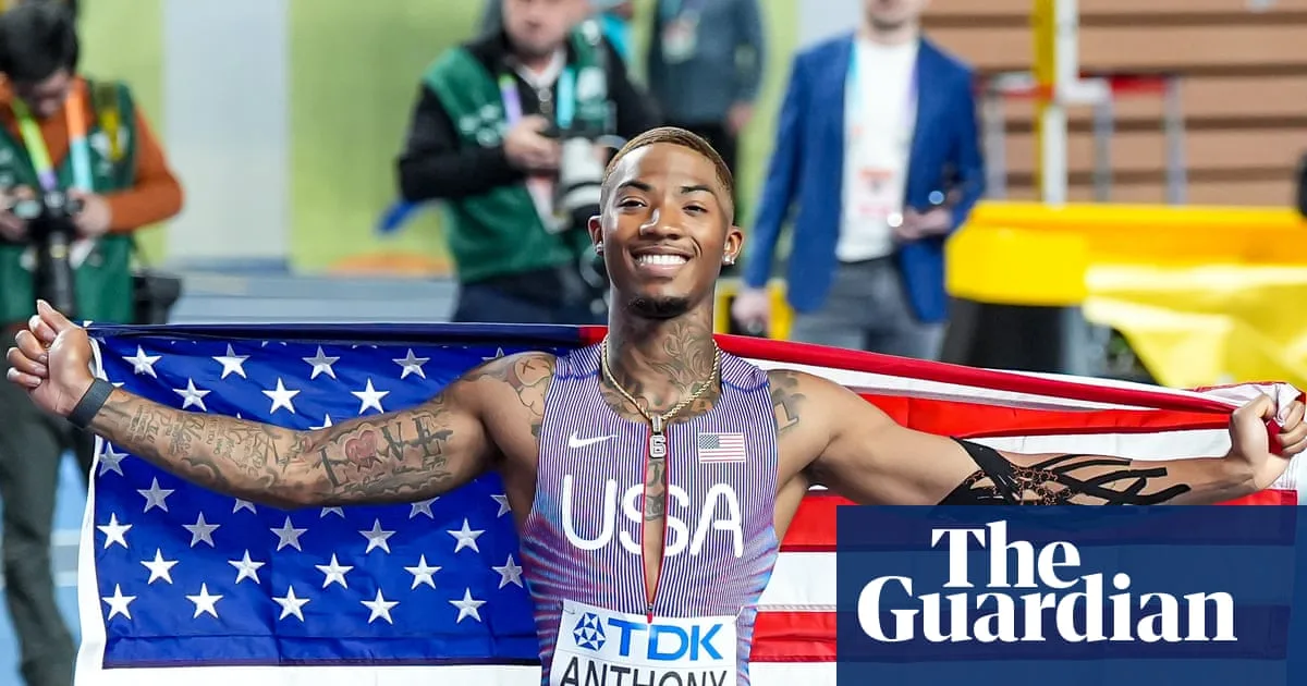 Jordan Anthony Wins World Indoor 60m Gold, Azu Fourth