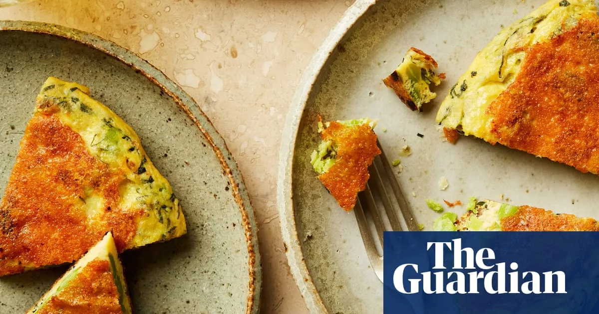 José Pizarro’s broad bean and mint tortilla with manchego crust