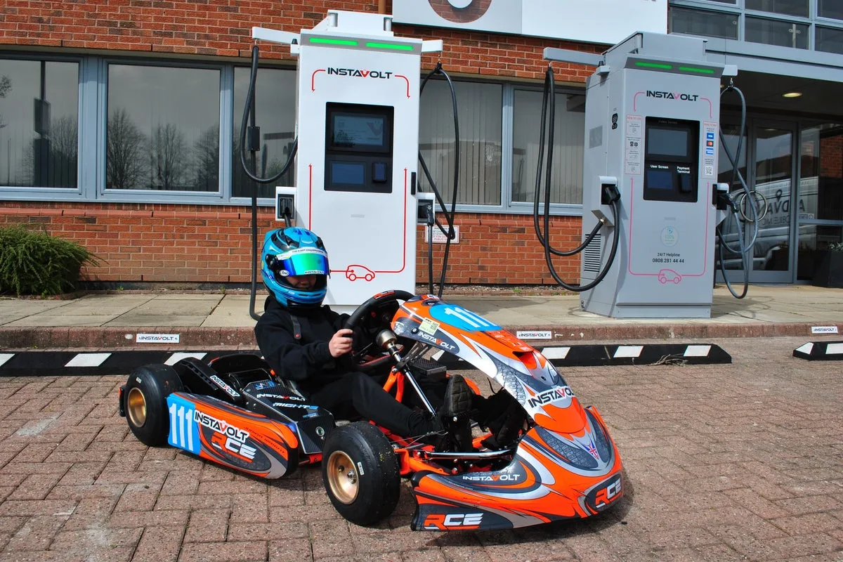 Nine-Year-Old Racer Junior Wright Takes First Electric Steps Towards F1