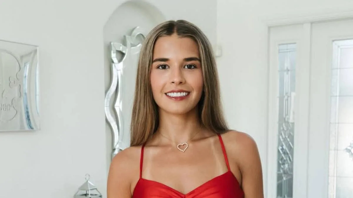 Kai Trump Stuns in Red Gown for Senior Prom
