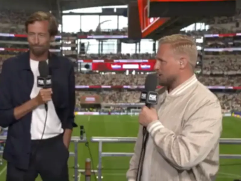Kasper Schmeichel Mocks England to Two Three Lions Icons' Faces