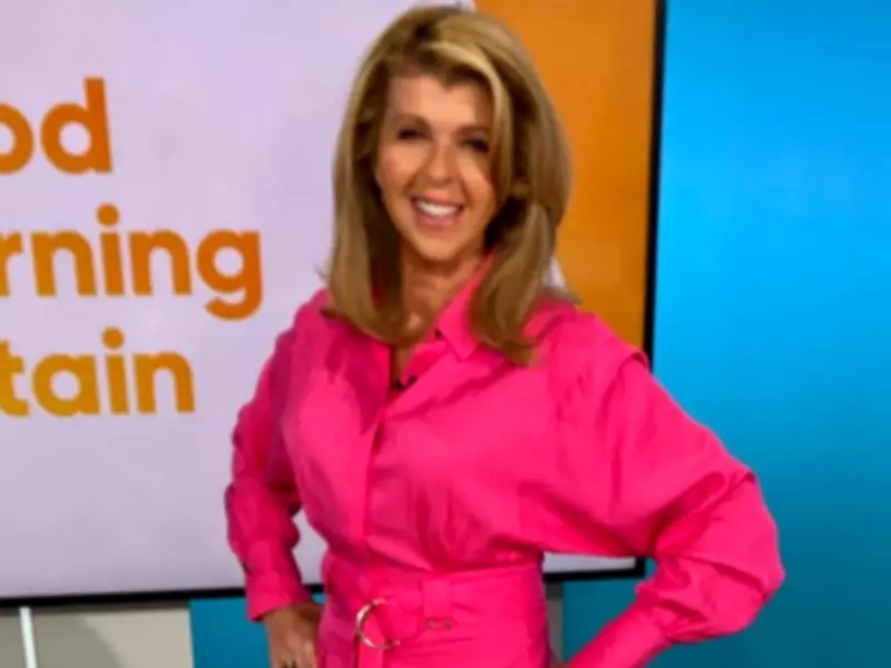 Kate Garraway Wows on GMB in Flattering Pink Midi Dress with £64 Off