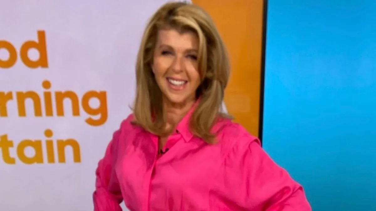 Kate Garraway's Bold Pink Midi Dress Now on Sale with £64 Off