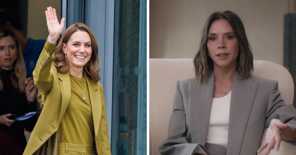 Princess Kate Wears Victoria Beckham Suit on Day of Designer's Netflix Debut
