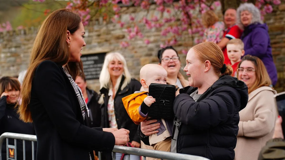 Kate Middleton's £675 Handbag Snatched by Baby During Royal Visit